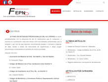 Tablet Screenshot of fepno.org.ar